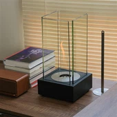 Firkantet stål ildsted